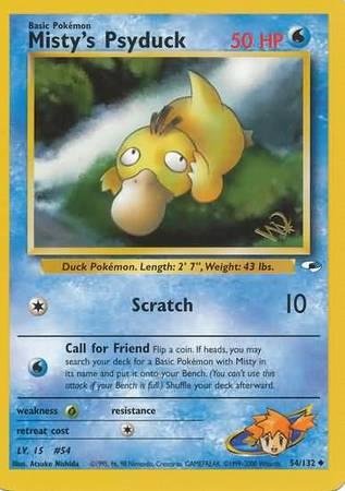 Mistys Psyduck W Stamp