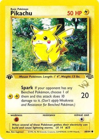 Pikachu W Stamp