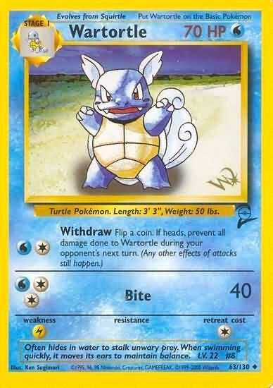 Wartortle W stamp